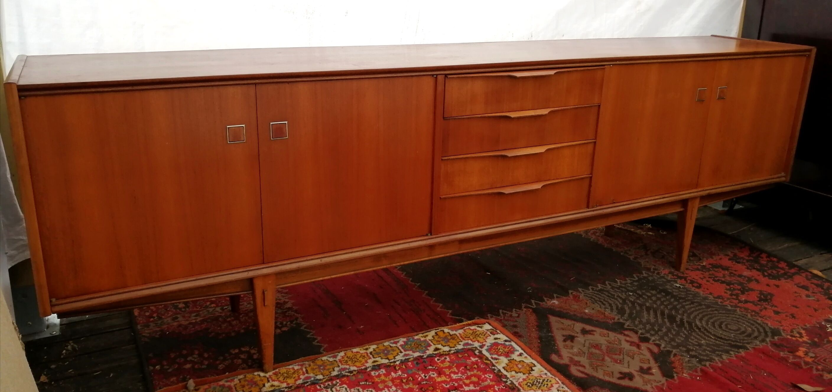 Scandinavian vintage teak sideboard, 60s