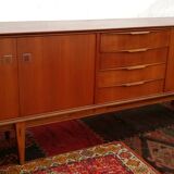 Scandinavian vintage teak sideboard, 60s