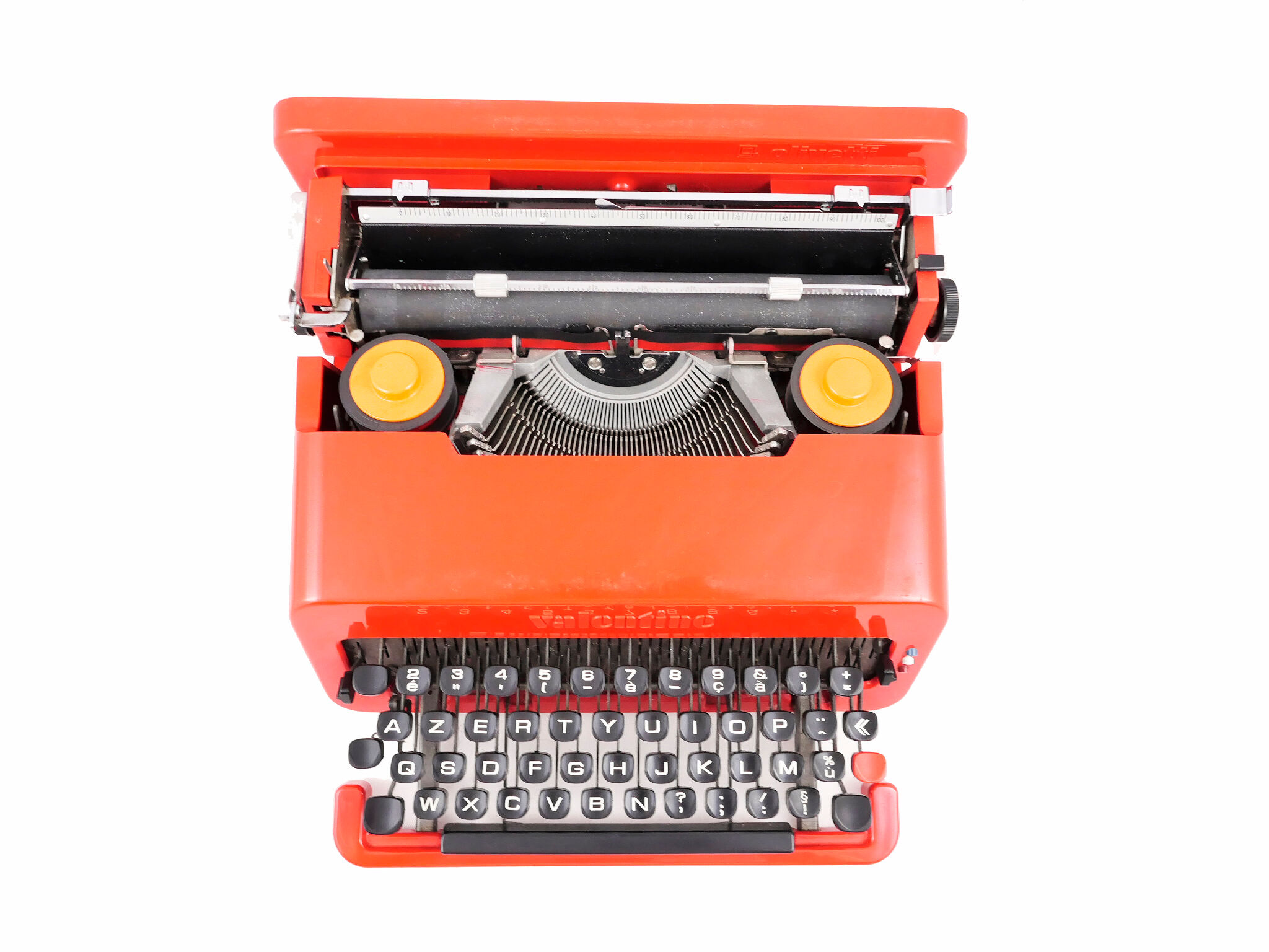 Olivetti valentine red typewriter