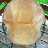 Pair of armchair flesh circle for Lusch Erzeugnis, 1960