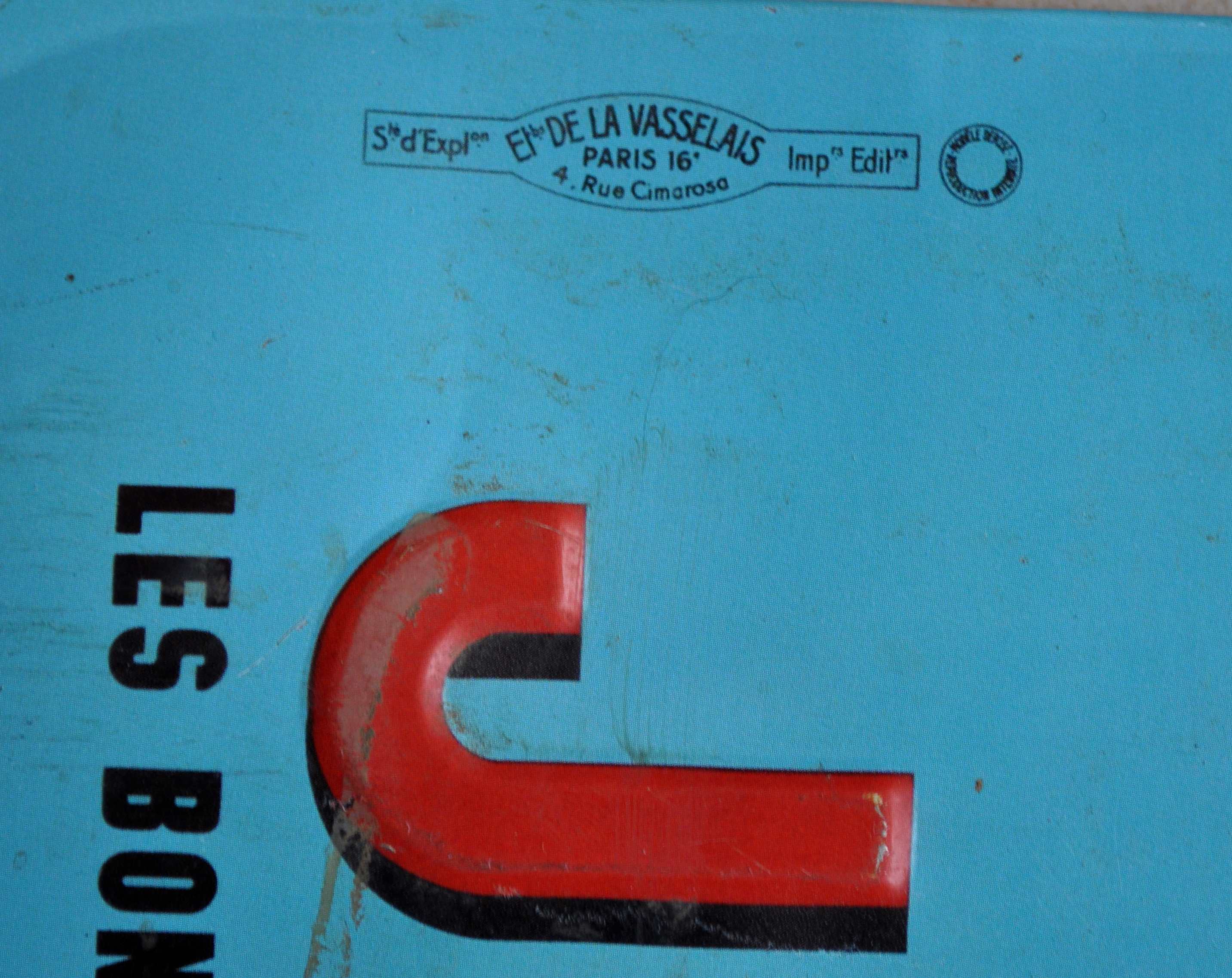 Plate advertising metal Joker