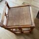 Vintage rattan side table
