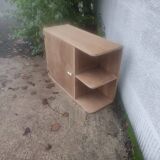 Small asymmetrical Art Deco piece of furniture