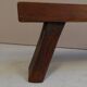 Brutalist oak bench 1960's
