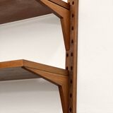 Small Mid-Century Modern Wall Unit,  Royal System with  Desk, Poul Cadovius for Cado, Denmark, 1950s