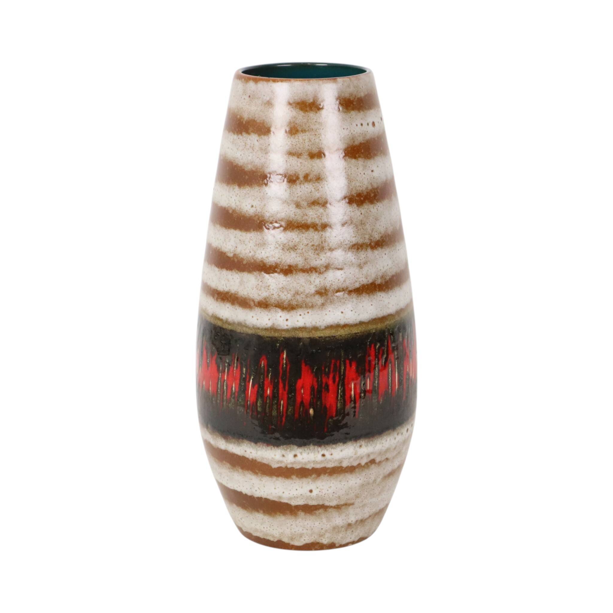 Scheurich 'Fat Lava' Lora Vase, Glazed Ceramic, 529-38