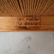 Set of 5 vintage chairs by Tage Poulsen for Gramrode Møbelfabrik, 1970's