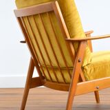 Pair of Scandinavian teak armchairs 1960s