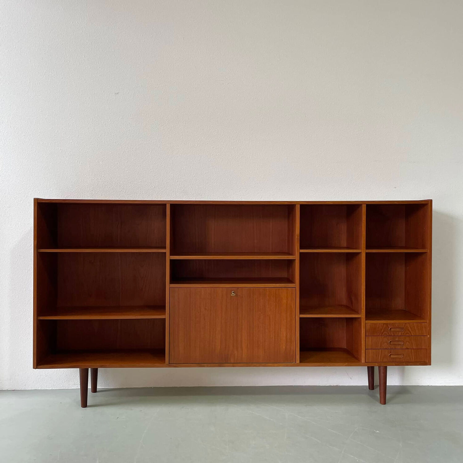 Teak bookcase