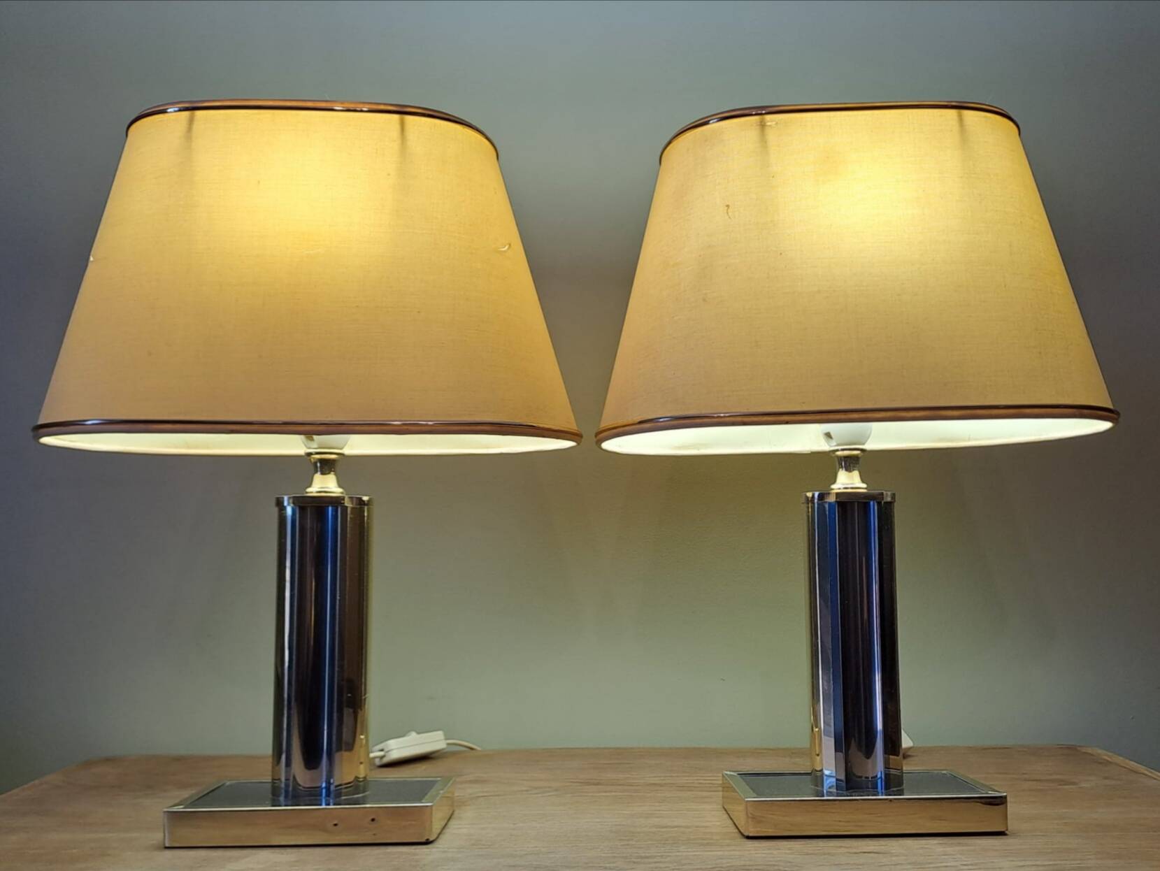 Paire de lampes art déco