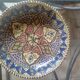 Antique Tunisian ceramic plate, signed and numbered.