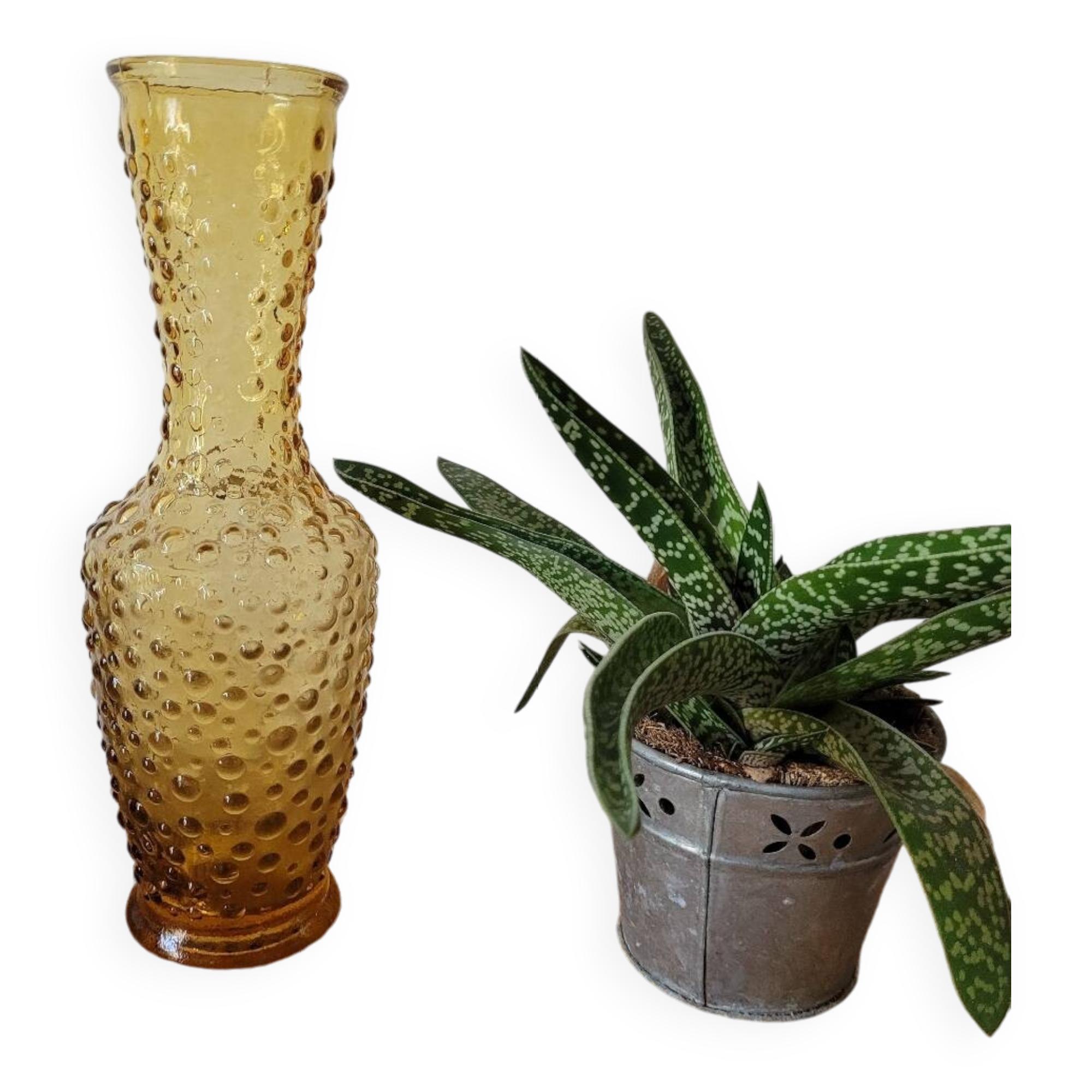 Vase ambré Empoli
