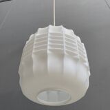 Opaline pendant lamp 1960s brutalist style