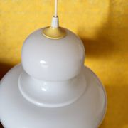 Suspension en verre opalin 1970's