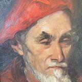 Portrait of an old man signed