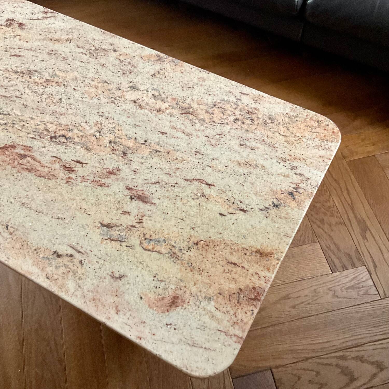 Vintage granite coffee table from the 70s/80s
