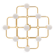 Mid-century chandelier designed by Sciolari, 1970s.