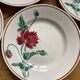 Luxury dessert plates poppies Luxeuil hbcm