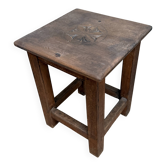 Antique solid wood stool