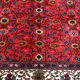 Square turkish kayseri rug 215x190 cm wool hand knotted vintage tribal beige