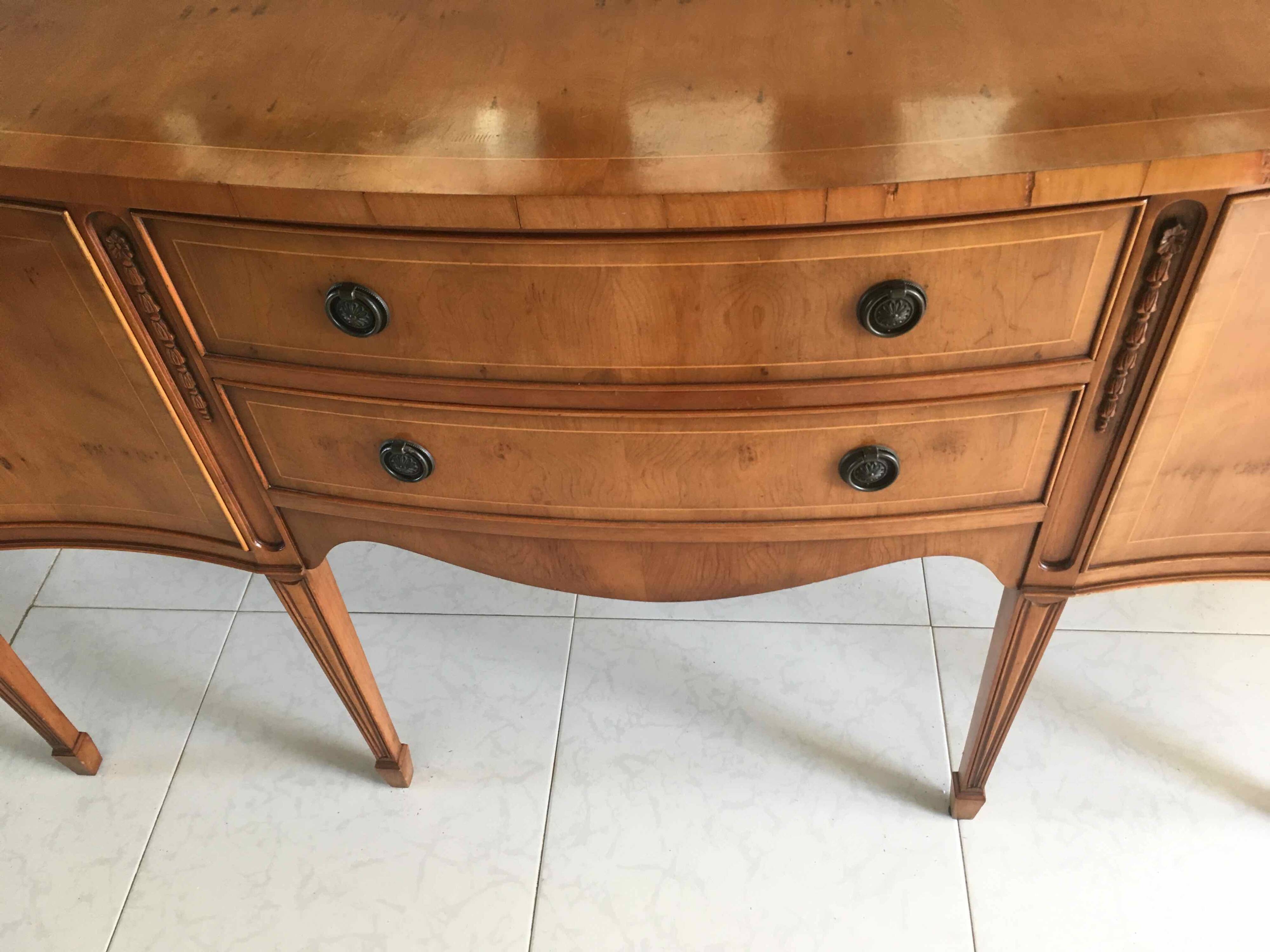 1950s English buffet signed Jaycee Furniture