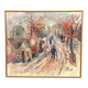 Original Swedish Oil On Panel – “Bygatan” By Kai Nielsen – Signed