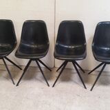 Set of 4 design chairs
