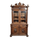Renaissance style hunting lodge sideboard-library in solid oak
