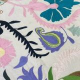 Hand embroidered suzani textile 260 x 230 cm