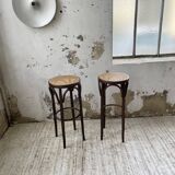 High cane bistro stools