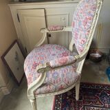 4 fauteuils médaillon style Louis XVI