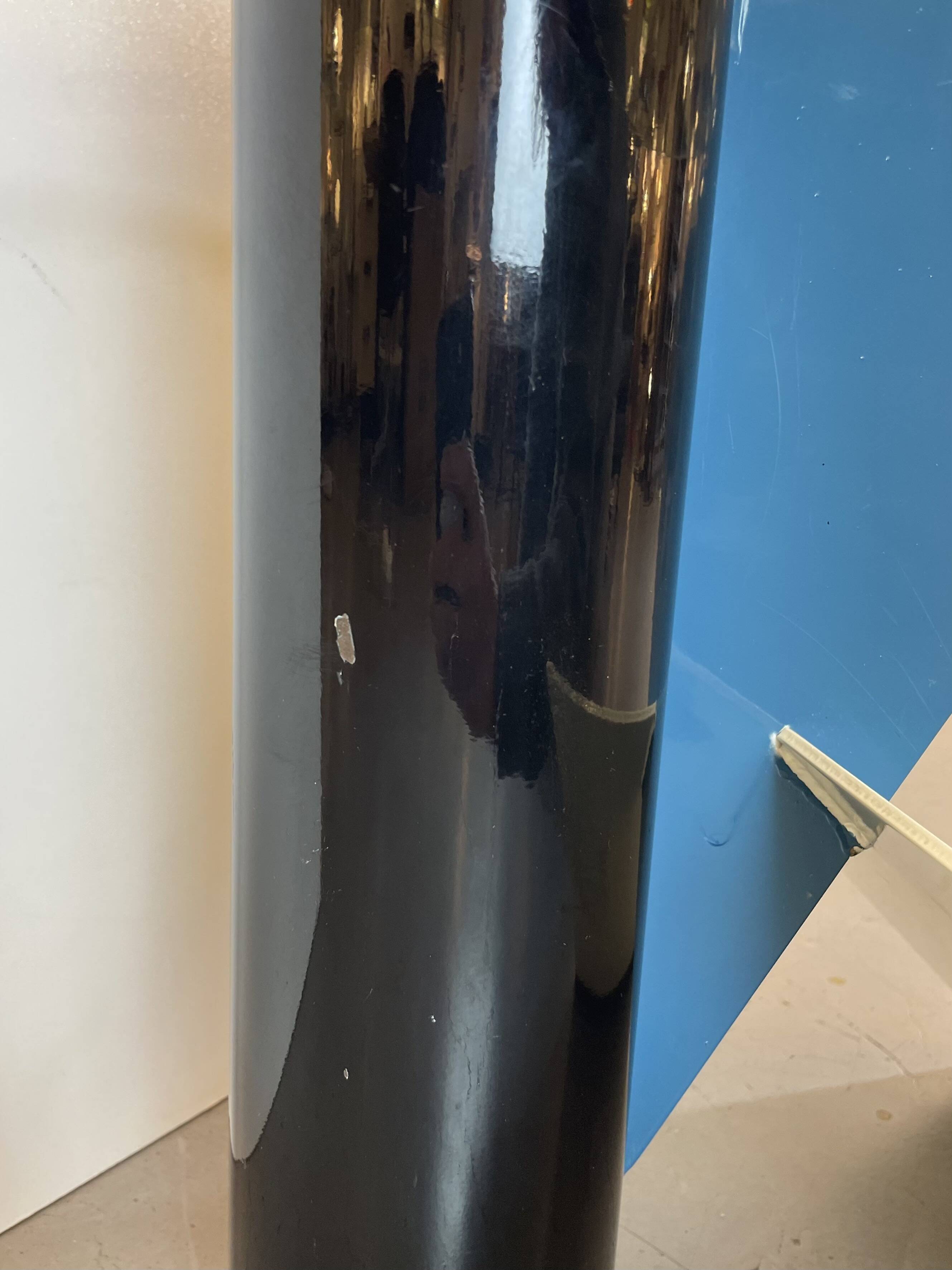 Memphis Postmodern Side Table by Peter Shire for Saporiti, 1980s