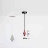 Cherry LED pendant light - Petite friture - Red Brown - Mini size