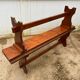 Pair of benches rustic 1950