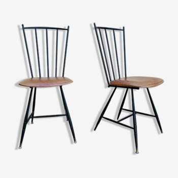 Pair of Scandinavian design chairs by soudexvinyl