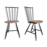 Paire de chaises design scandinave par soudexvinyl