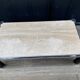 Table basse marbre perlato Roche Bobois vintage 1970