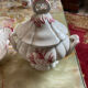 Porcelain and sugar slip tureen