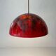 Coates enamel pendant lamp, 1960s, Germany