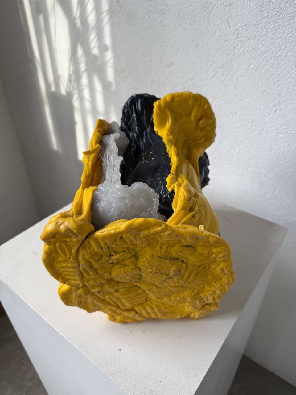 Resin fish sculpture