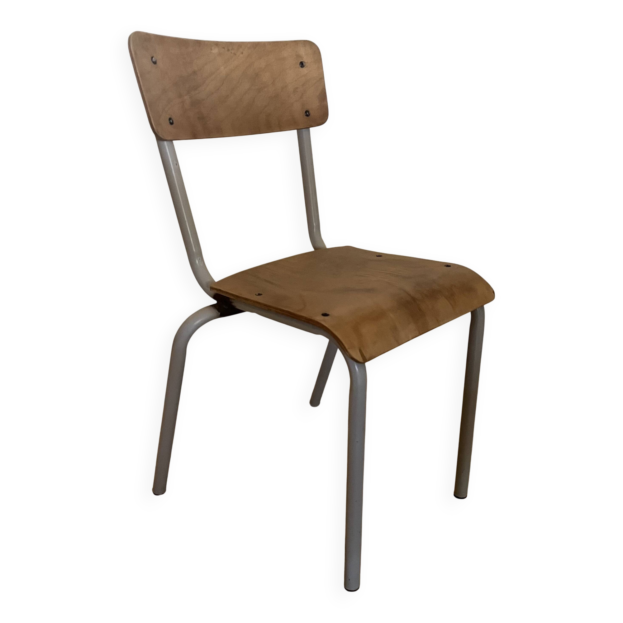 Chaise d'écolier vintage