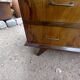Rosewood chest of drawers with compass feet