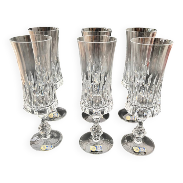 Lot de 6 flûtes en cristal Spiegelau