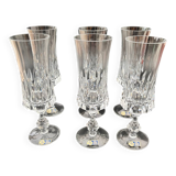 Set of 6 Spiegelau Crystal Flutes