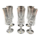 Set of 6 Spiegelau Crystal Flutes
