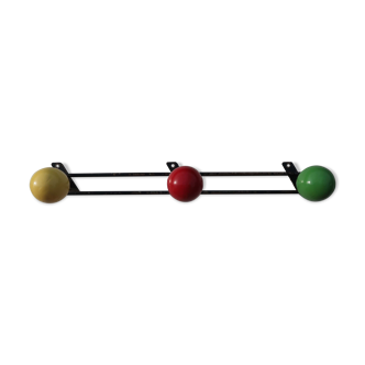 Metal coat rack patères color