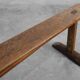 Pair of rustic Oak Benches, France, 1850