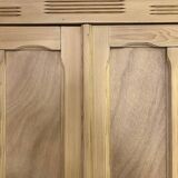 Parisian-style pine wardrobe, renovated