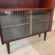 Danish bookcase with glass display