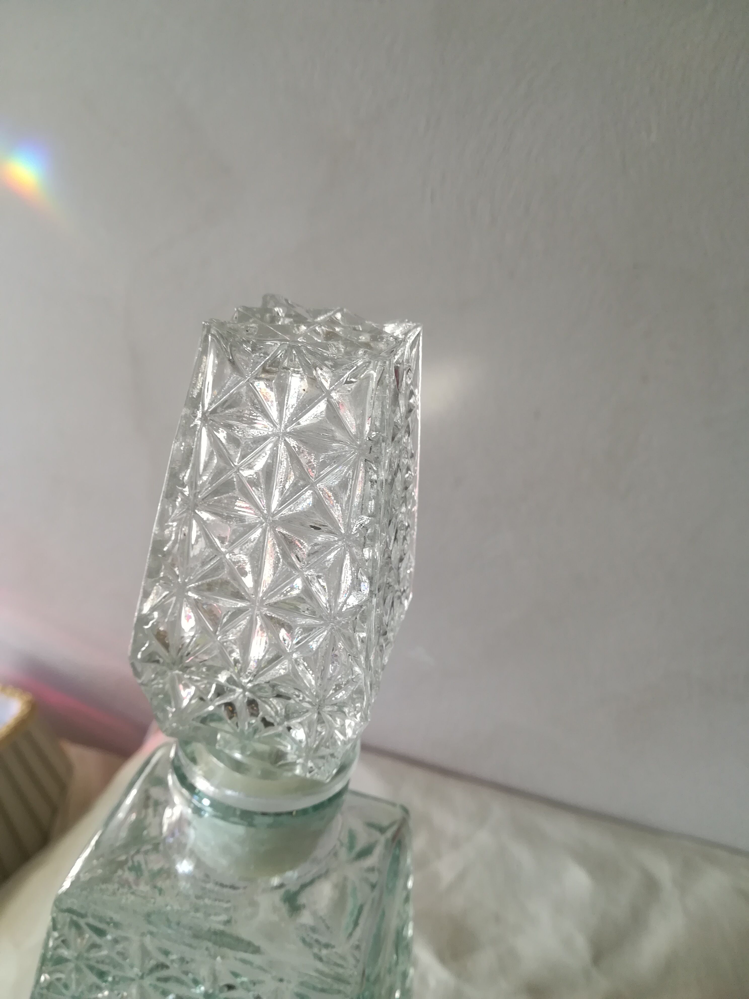 Vintage glass carafe